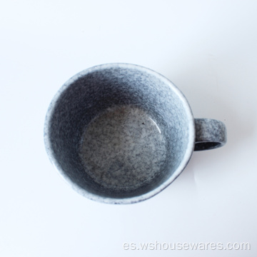 taza de color de vajilla de cerámica